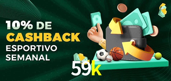 10% de bônus de cashback na 59k