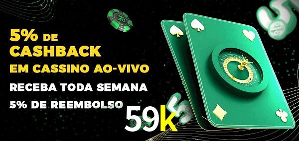 Promoções do cassino ao Vivo 59k